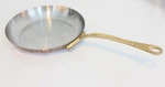 Mauviel 1830 -10 Frying Pan Saute Copper Brass Handle Made France. Fixed Price $199.99.