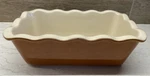 Emile Henry Loaf Pan Autumn Rust Ruffled Bread Baking Dish France. Fixed Price $29.95.