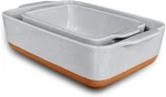 Mora Ceramic Set Of 2 Baking Dishes For Casserole, Banana Bread, Brownies, Broil. Fixed Price $50.63.