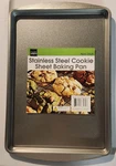 Handy Helpers Non-stick Stainless Steel Cookie Sheet Baking Pan. Fixed Price $12.00.