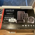 Saveur Selects 5-PIECE Bakeware Set, Non-stick, Warp-resistant Carbon Steel, .... Fixed Price $36.89.