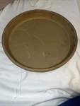 Pampered Chef Stoneware 11 Round Deep Dish Baker K108 Family Heritage 07. Fixed Price $25.00.