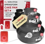 Spring Form Cheesecake, 4/7/9/11 Inch Nonstick Panset With. Fixed Price $30.95.