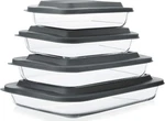 Pyrex Easy Grab 4-PACK Glass Baking Dish Set (1.5QT,2QT,3QT,8-PC,FREE Shipping. Fixed Price $64.98.
