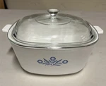 Original Corning Ware Blue Cornflower P- 1/2 -b , 2.5QT With Lid. Fixed Price $19.95.