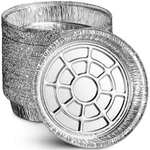 Montopack 9 Round Aluminum Foil Pans Disposable Containers With Straigh. Fixed Price $34.44.