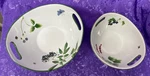 Temp-tations Ovenware By Tara Floral White Nesting Bowls Set Of 2. Fixed Price $22.00.