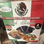 Dytech Quick Tortilla Bowl Maker 4PC 6.8IN Metal Black Bake 50732. Fixed Price $16.00.
