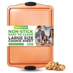 Nutrichef Large Nonstick Cookie Sheet For Baking - 17 X 11 Inch, Copper. Fixed Price $32.26.