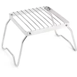 Outdoor Stainless Steel Camping Stove Stand Portable Folding Mini Grill Bbq Rack. Fixed Price $9.64.