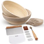 Bake Perfect Artisan Bread - 2 Round Banneton Baskets With Liners. Fixed Price $51.99.