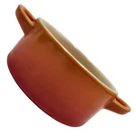 Creuset Stoneware Petite Round Casserole Dish 16OZ Flame Orange No Lid Second. Fixed Price $24.99.