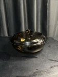 Vintage Corningware Pyrex Amber Brown 024 Covered Casserole Dish Qt. Fixed Price $11.99.