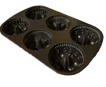 Nordicware 6-CUP Multi Mini Bundt Cupcake Pan Fleur De Lis Cathedral Bavaria. Fixed Price $15.76.