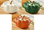 Pioneer Woman Mini Pumpkin Stoneware Cocottes Ceramic 2 Cup Baking Dish Set Of 3. Fixed Price $25.00.