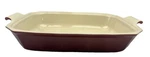 Williams Sonoma Emile Henry Cranberry Stoneware Roaster Casserole Baker 9672. Fixed Price $49.95.