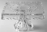 10" Diameter Pedestal Cake Stand Freedom By Godinger-no Box-new. Fixed Price $87.00.