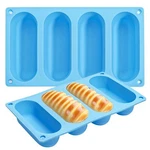 Canipha 2 Pack Hot Dog Bun Pan Silicone Molds Sausage Nonstick. Fixed Price $14.43.