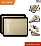 Non Stick Silicone Baking Mats Quarter Sheet Toaster Oven Liner Small,se. Fixed Price $16.79.