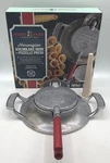 Nordicware Scandinavian Krumkake Iron Cast Aluminum W/ Wood Handle & Stand Box. Fixed Price $49.99.