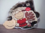 Wilton Cake Pan Charlie Brown 2105-1317 With Instructions & Facemask 1950. Fixed Price $11.00.