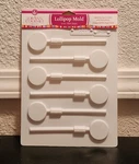 Round Flat 1/2" Lollipop Sucker Plastic Sheet Mold, Lorann. Fixed Price $10.00.