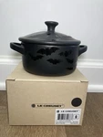 Bat Decal Le Creuset 8OZ Mini Round Cocotte Petite Dutch Oven Halloween Licorice. Fixed Price $90.99.