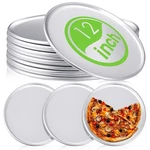 Rtteri 12 Pcs Pizza Pan Bulk Restaurant Aluminum Set Round Pie Cake.... Fixed Price $73.23.