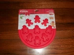New Gingerbread Boy And Girl Silicone Cookie Pan By Trudeau. Fixed Price $15.00.
