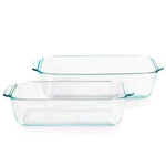 Pyrex It 2 Piece Deep Oblong Glass Bakeware Set. Fixed Price $40.45.
