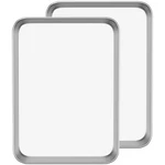 Baking Sheet Cookie Set Of 2, Umite Chef Stainless Steel 9 Inch, Silver. Fixed Price $29.71.
