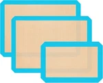 3 Pack Silicone Baking Nonstick Heat Resistant Oven Mats Toaster Liner Sheet. Fixed Price $17.98.