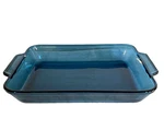 Anchor Hocking Oblong Baking Cake Pan Coastal Blue 9.25 X 13.25 Quart. Fixed Price $18.00.