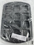 Pampered Chef Pan 1544. Holds 12 Brownies. Non Stick Heavy Duty New. Fixed Price $24.00.
