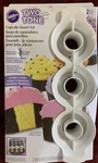 Wilton Insert Set Makes Two-tone Multi-colored Cupcakes. Fixed Price $19.88.