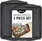 Perlli Cookie For Baking Non Sti Oven Pan Tray Set. Fixed Price $25.18.