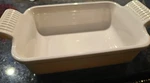 Le Creuset Stoneware Heritage Rectangular Dish 19 Cm Nectar - Second Choice. Fixed Price $45.00.