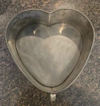 Vintage 9 Heart Spring Cake Pan Metal 3 Deep Think Valentines Day. Fixed Price $27.99.