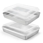 Herogo Baking With (2 Pans + Lids), X Inch 12.4 9.6. Fixed Price $44.41.