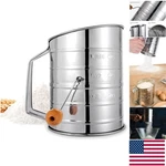 Quick & Easy 3-CUP Flour Sifter: Durable Stainless Steel For Home Bakers. Fixed Price $16.54.