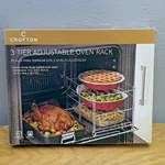 Crofton Adjustable Oven Rack 3 Tier - Great For The Holiday Feasts!. Fixed Price $14.43.