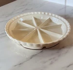 Chantal 10 Inch 8 Section Scone Baker Shortbread Mold Divided Ruffled Edge. Fixed Price $18.00.