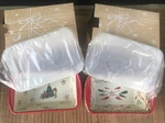 2 New Temptations Ovenware By Tara Mini Loaf Pan Holiday W/lid Box. Fixed Price $10.00.