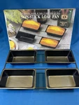 Non Stick Mini Loaf Pan For 4 Cakes At Once Cooking / Baking New Old Stock. Fixed Price $13.49.