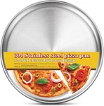 Yuiicaov Stainless Steel Pizza Pan 12 Inch, For Oven, Tray. Fixed Price $17.99.