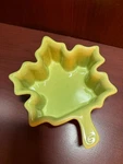 Chantal Green Maple Leaf Baking Dish 93-MP15 12 Oz. Fixed Price $18.00.