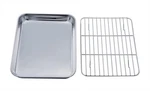 Teamfar Toaster Oven Tray And Rack Set, 9.3 X 7 1 Stainless Steel To.... Fixed Price $18.45.