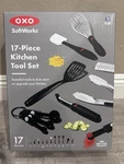 Oxo Softworks 17-PIECE Kitchen Tool Set. Fixed Price $45.00.