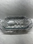 Arthur Court Grapevine 1998 Dish Holder-spoon 1999-GLASS Casserole. Fixed Price $145.00.