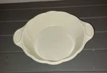 Wilton Round Non Stick Metal Serve Ware Pan 8.5 X 9" 1.5 Qt Red And White. Fixed Price $24.99.